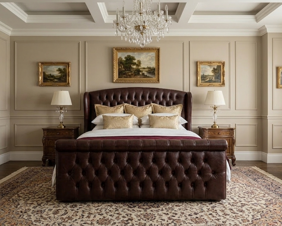 The Icona Sleigh Bed